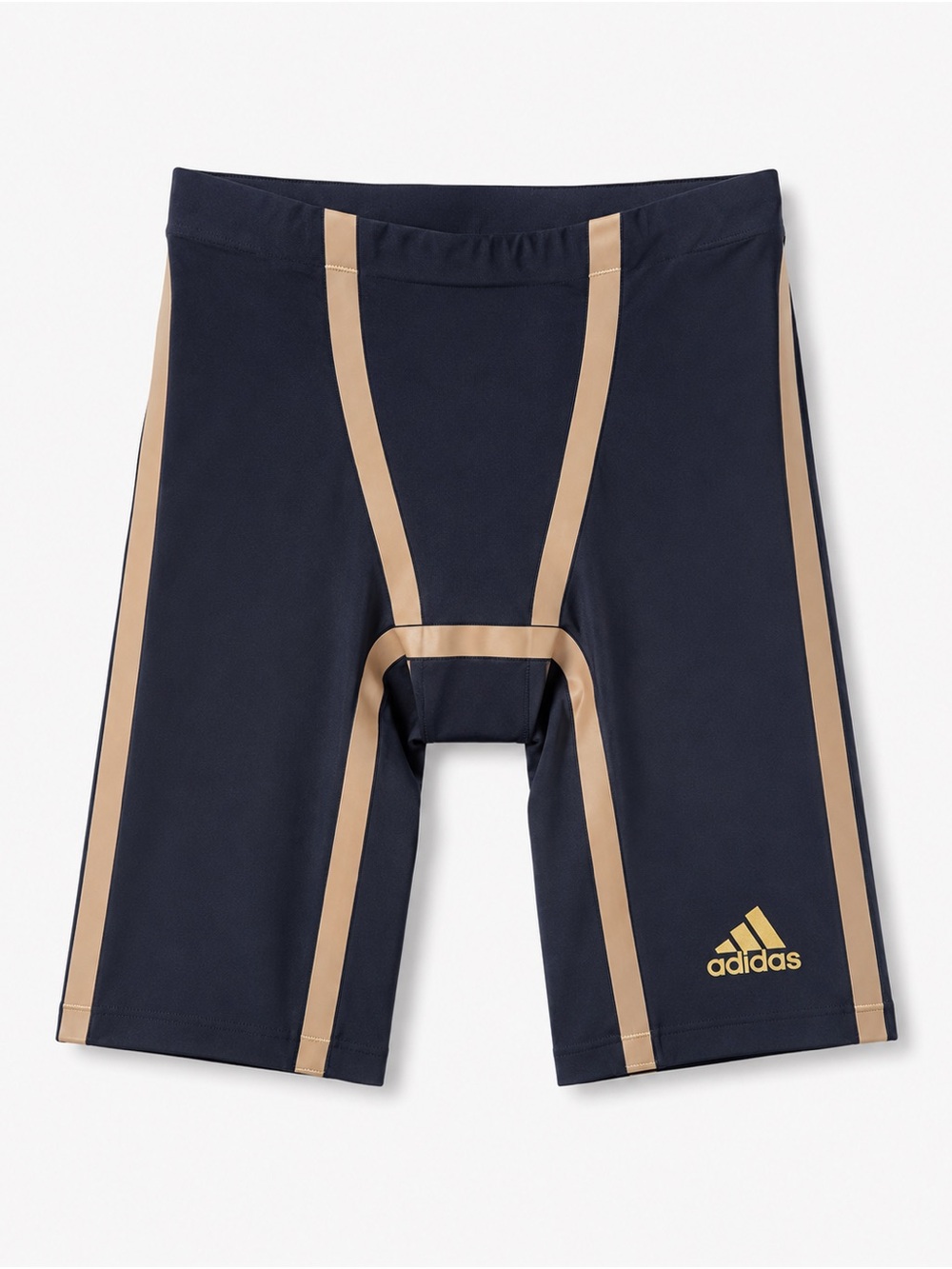 Adidas Adizero FS Jammer Swim Shorts Black Gold NWT 22 Racing Swim
